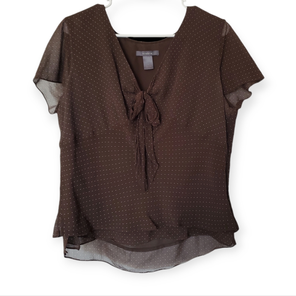 Liz Claiborne Brown Blouse